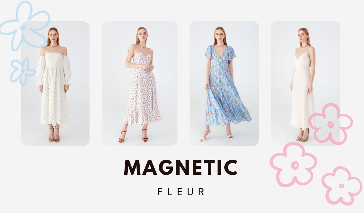 Сукня на випускний, в квітковий принт чи легка сукня з бавовни - все це ти знайдеш в новій колекції Fleur від українського бренду Magnetic